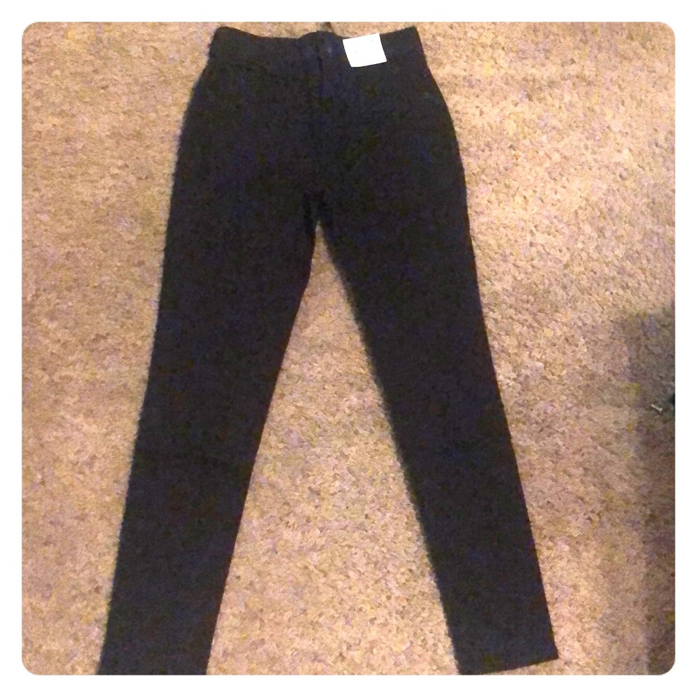 Express stretch high rise black legging 00 short